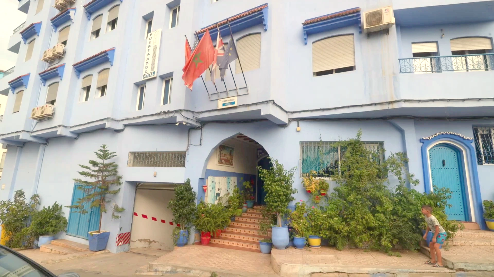 Chefchaouen Accommodations: Hotel Puerta Azul Architecture